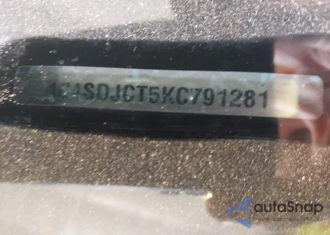 2019 Dodge Durango R/T z USA, uszkodzony, nr VIN 1C4SDJCT5KC791281